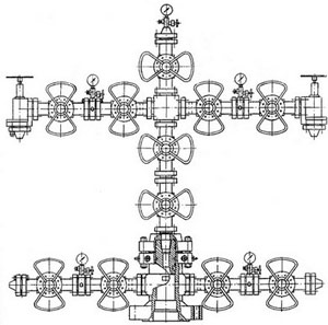 Рис.2. Схема арматуры фонтанной тип АФ